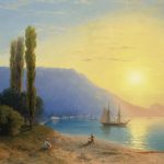 3. Айвазовский. Восход солнца у берегов Ялты.